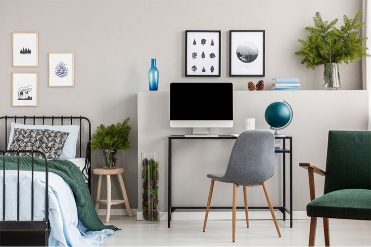 5 ideas for designing a work area in a bedroom