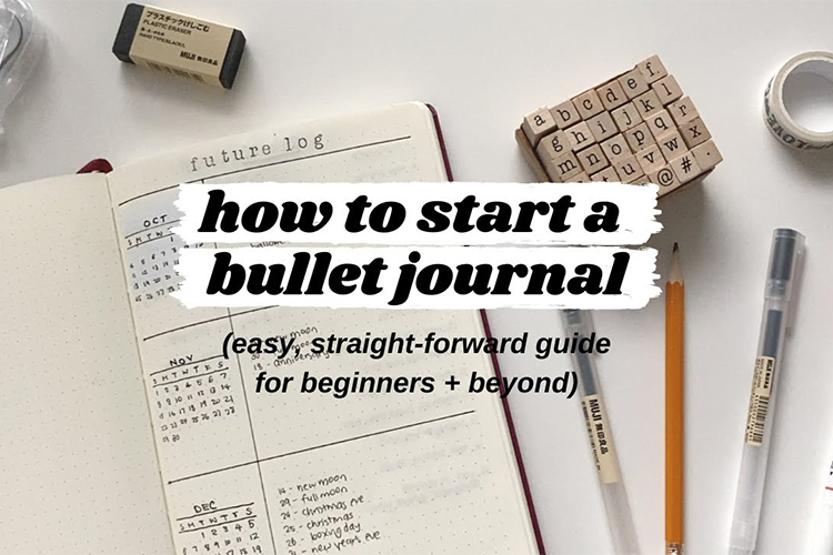 How to start a bullet journal.